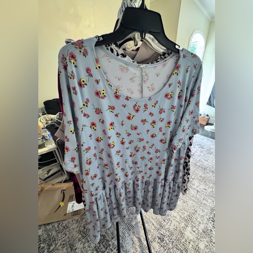 Floral Print Women's Top